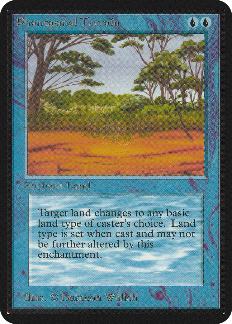 Phantasmal Terrain (LEA-68) - Limited Edition Alpha