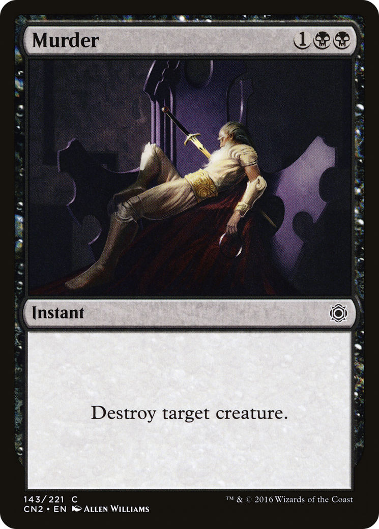Murder (CN2-143) - Conspiracy: Take the Crown Foil