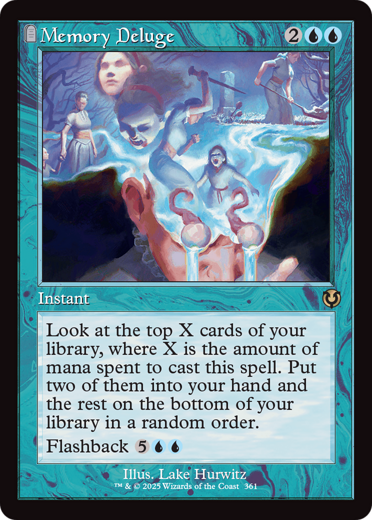 Memory Deluge (INR-361) - Innistrad Remastered: (tombstone) Foil