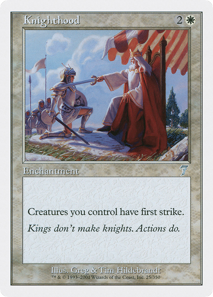 Knighthood (7ED-025) - 7th Edition