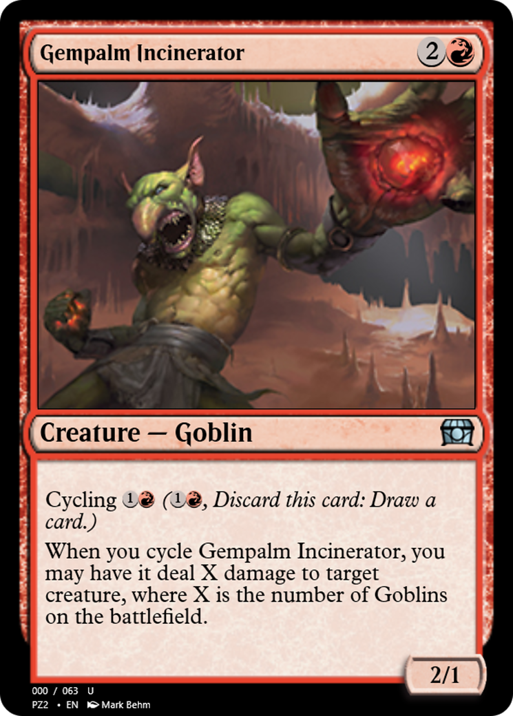 Gempalm Incinerator (PZ2-65855) - Treasure Chest Foil