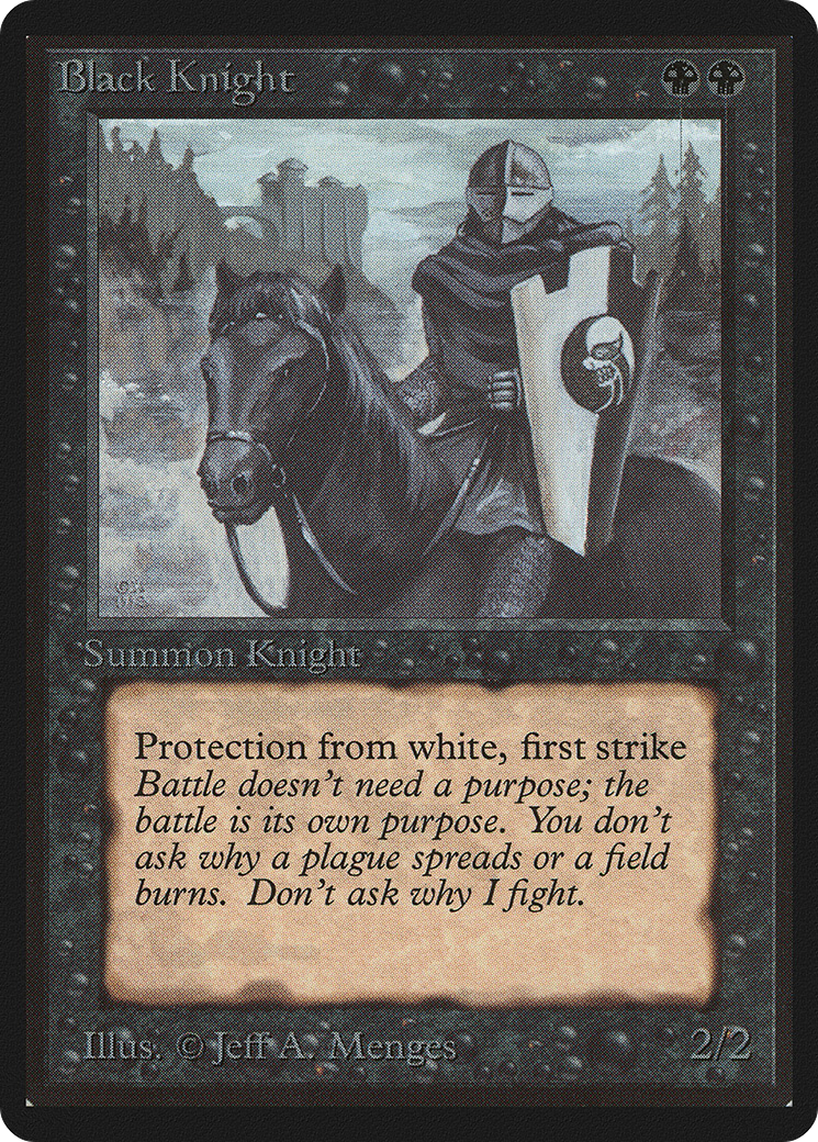 Black Knight (LEB-95) - Limited Edition Beta