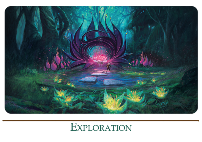Mark Poole Playmat Collection - Exploration - Signed Premium Stitched Edge Playmat