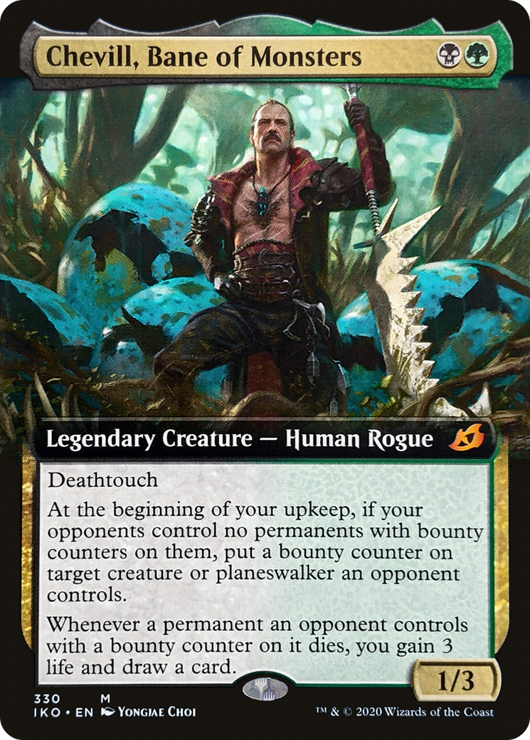 Chevill, Bane of Monsters (Extended Art) (IKO-330) - Ikoria: Lair of Behemoths: (Extended Art) Foil