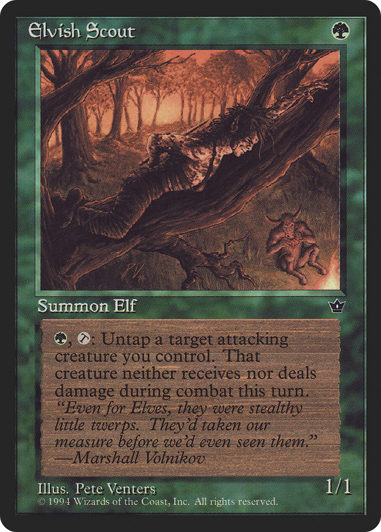 Elvish Scout (Venters) (FEM-68) - Fallen Empires