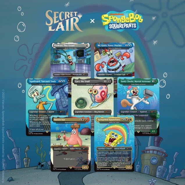 Magic the Gathering - Secret Lair x Spongebob - Legends Of Bikini Bottom - Non Foil