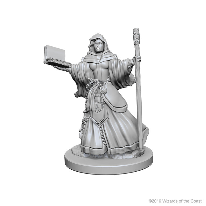 Dungeons & Dragons - Miniatures - W01 Human Female Wizard