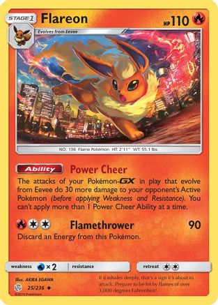 Flareon 025/236 SM Cosmic Eclipse - Uncommon