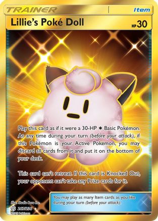 Lillie's Poke Doll (Secret) 267 - Holofoil SM Cosmic Eclipse - Secret Rare