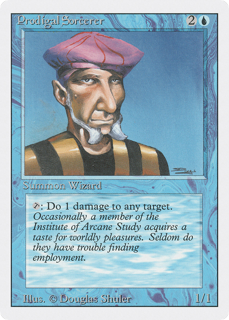 Prodigal Sorcerer (3ED-75) - Revised Edition