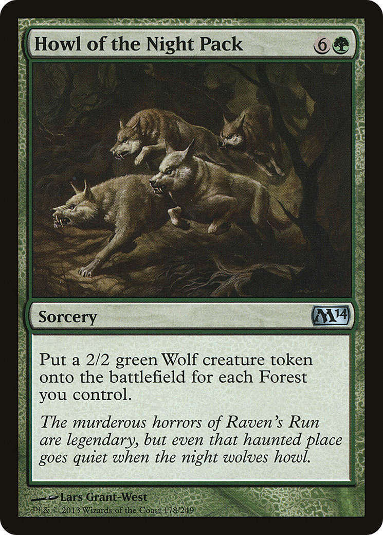 Howl of the Night Pack (M14-178) - Magic 2014 Foil