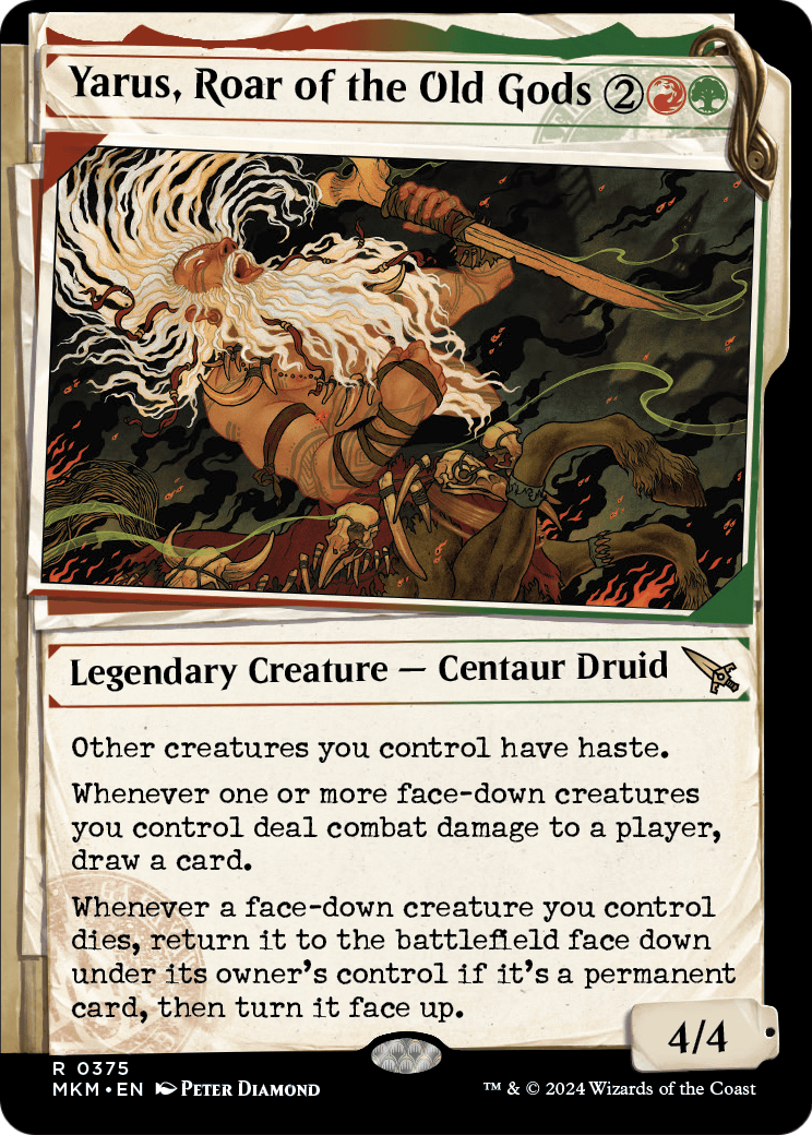 Yarus, Roar of the Old Gods (Showcase) (MKM-375) - Murders at Karlov Manor: (Showcase)