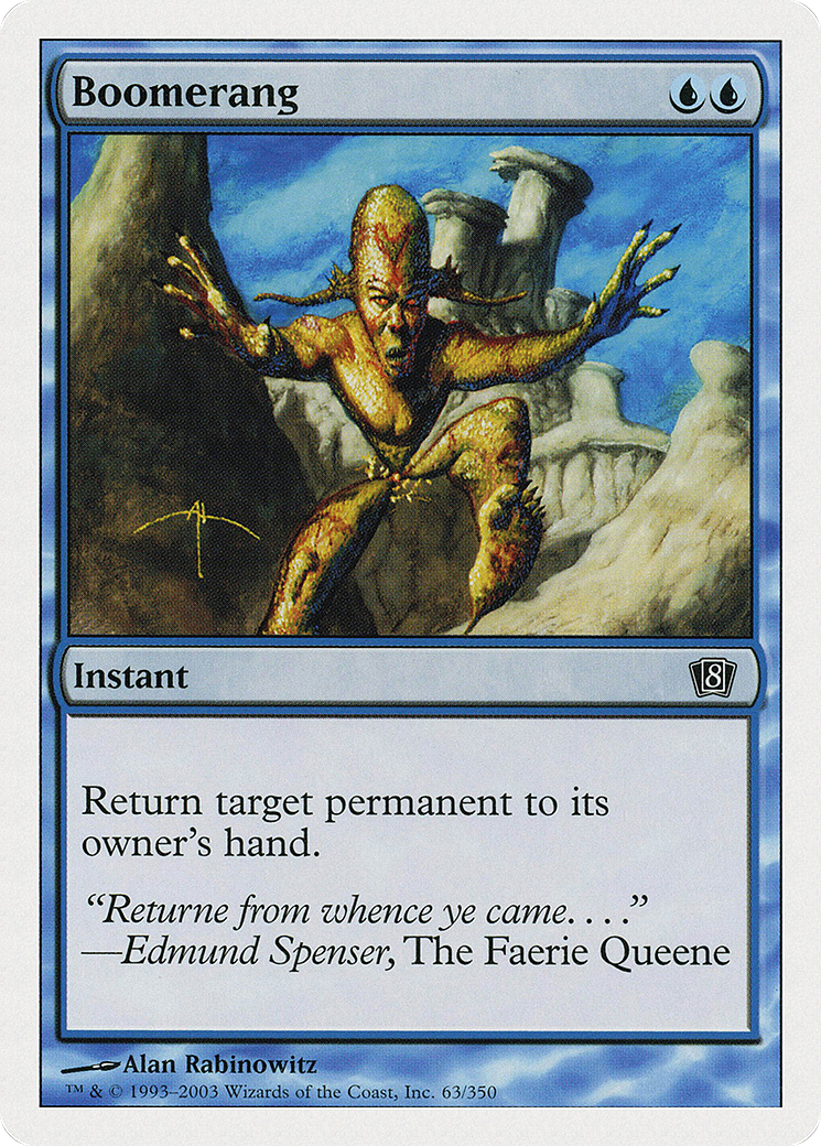 Boomerang (8ED-063) - 8th Edition Foil