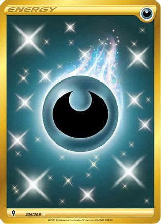 Darkness Energy (Secret) 236/203 - Holofoil SWSH07 Evolving Skies
