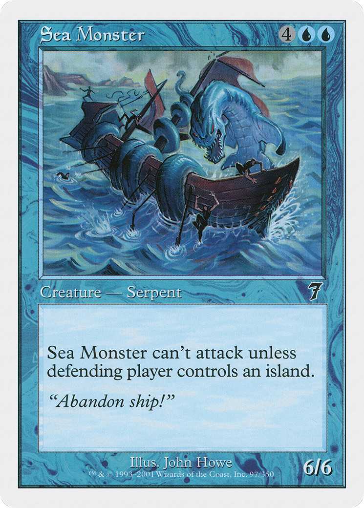 Sea Monster (7ED-097) - 7th Edition