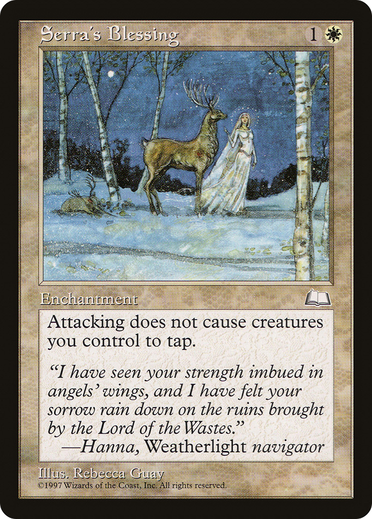Serra's Blessing (WTH-25) - Weatherlight