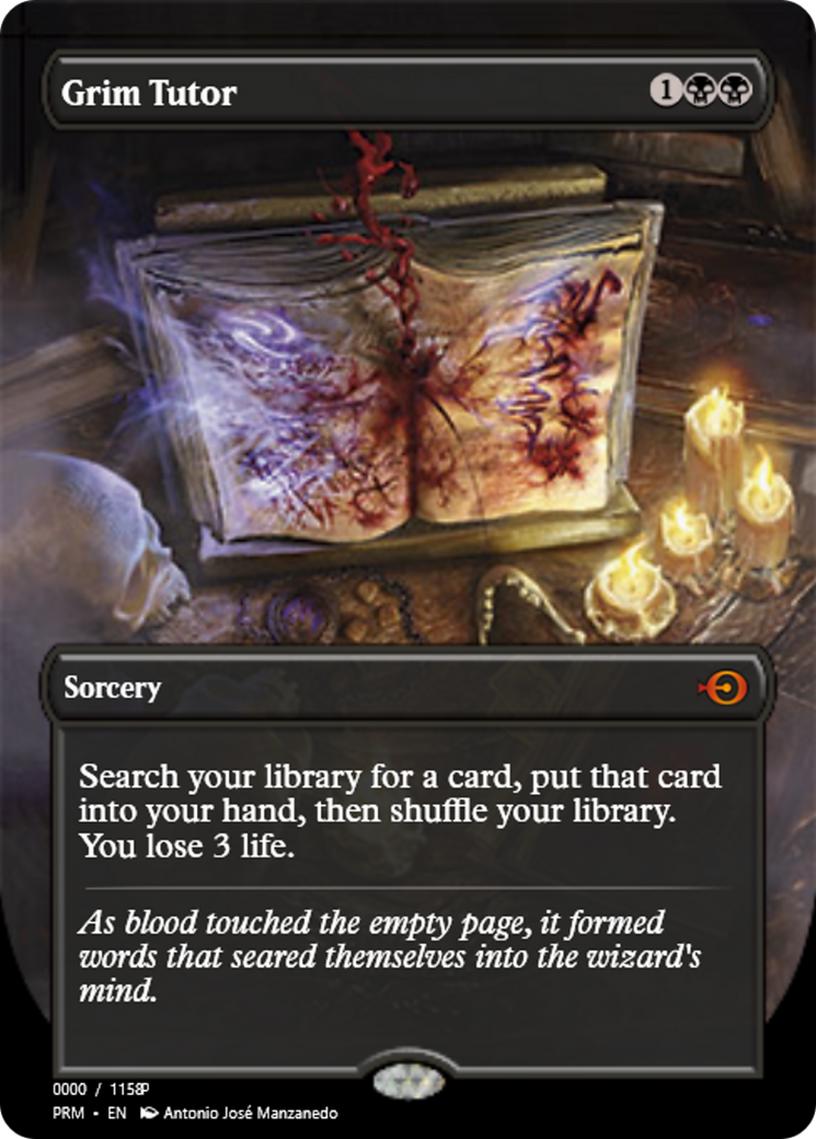 Grim Tutor (PRM-81922) - Magic Online Promos