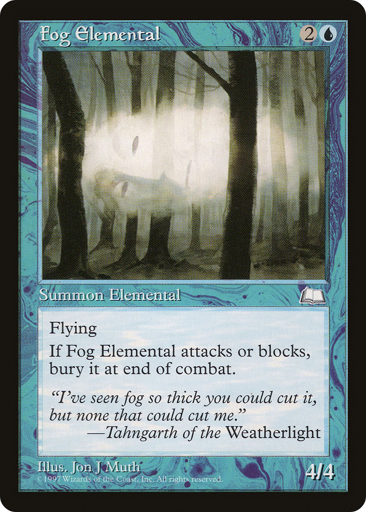 Fog Elemental (WTH-40) - Weatherlight