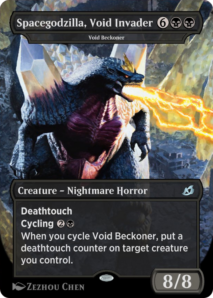 Spacegodzilla, Void Invader - Void Beckoner (IKO-373) - Ikoria: Lair of Behemoths (Borderless)