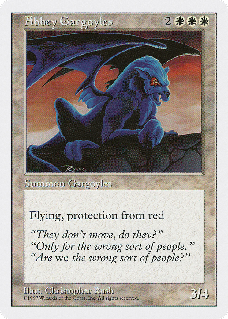 Abbey Gargoyles (5ED-1) - Fifth Edition