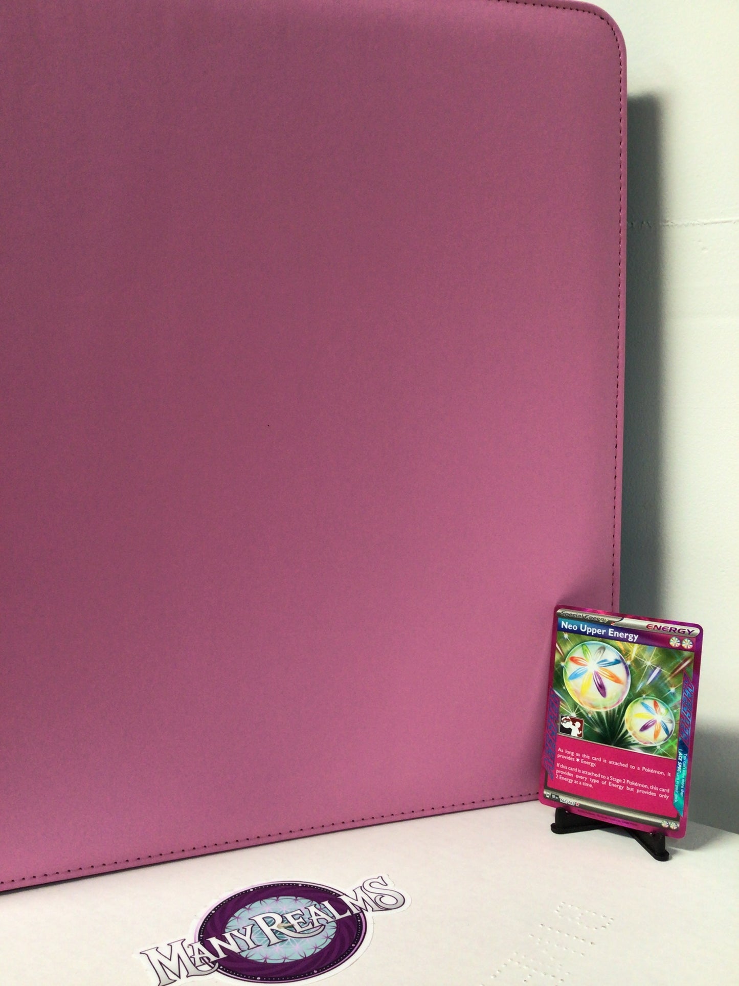 12-Pocket - Pink- Zip Binder