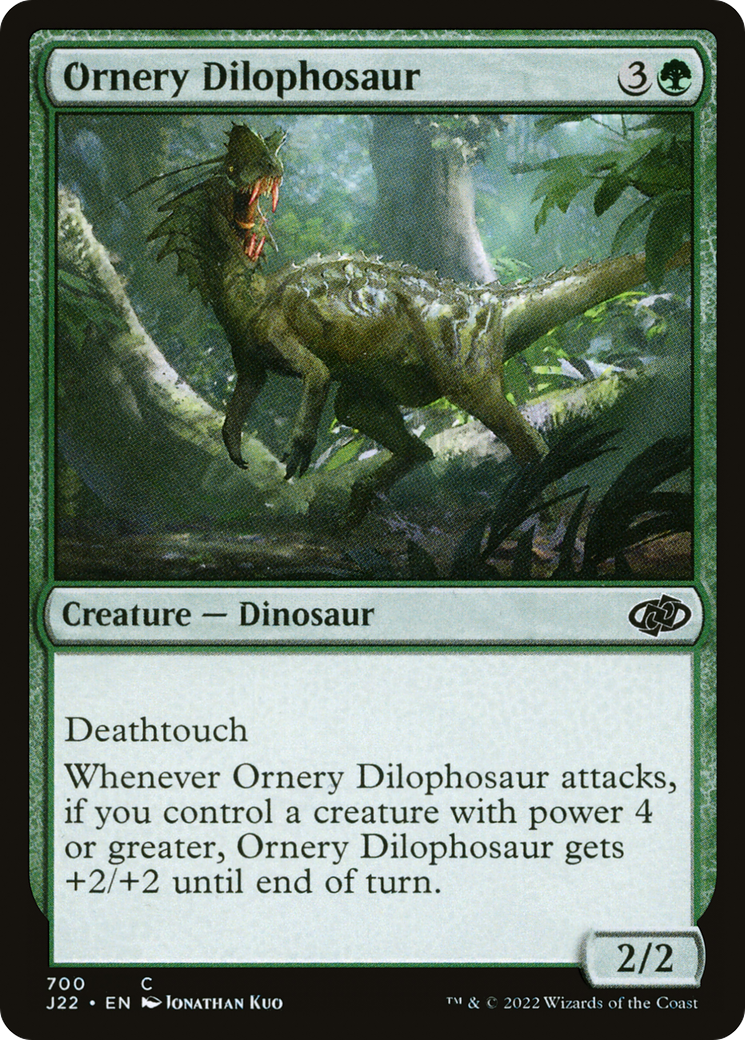 Ornery Dilophosaur (J22-700) - Jumpstart 2022