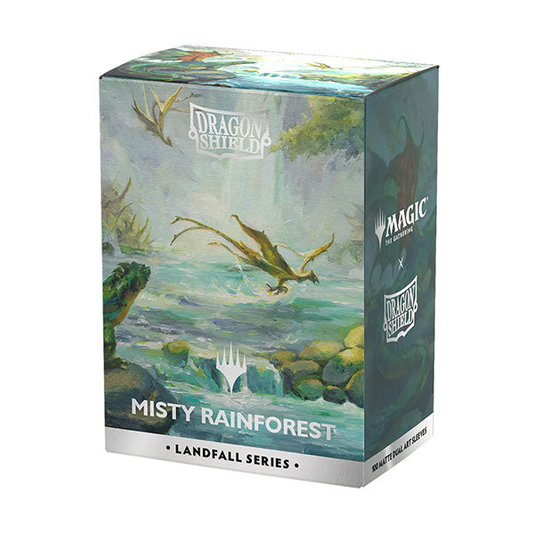 Standard - Misty Rainforest - Landfall Series x MtG - Dual Matte Art (100ct)