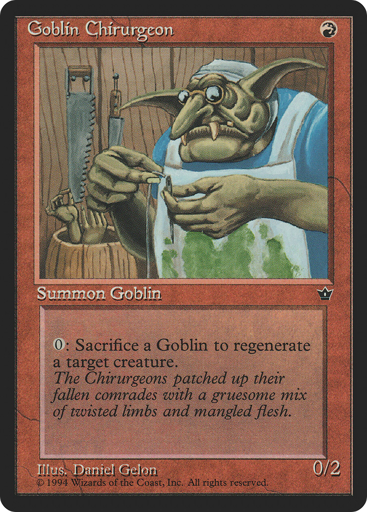 Goblin Chirurgeon (Gelon) (FEM-54) - Fallen Empires