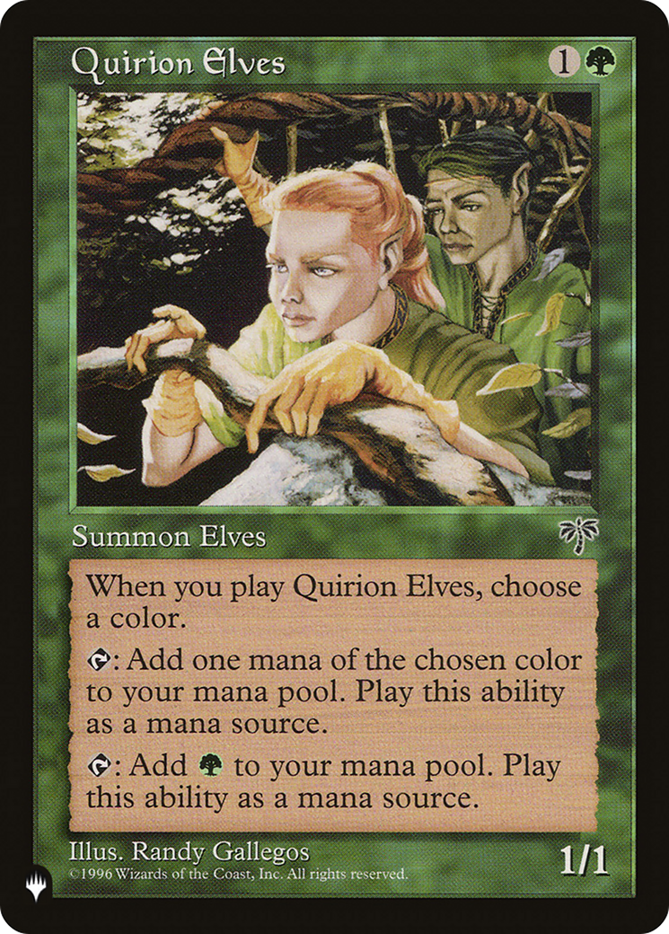 Quirion Elves (LIST-234) - The List