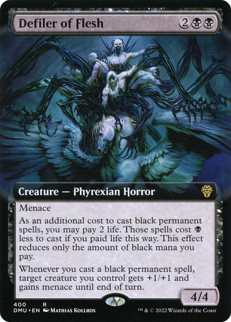 Defiler of Flesh (Extended Art) (DMU-400) - Dominaria United: (Extended Art)