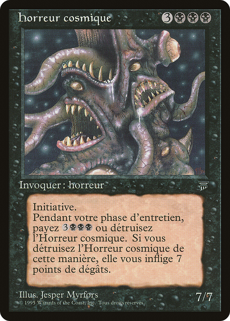 Cosmic Horror (French) - "horreur cosmique" (REN-052) - Renaissance