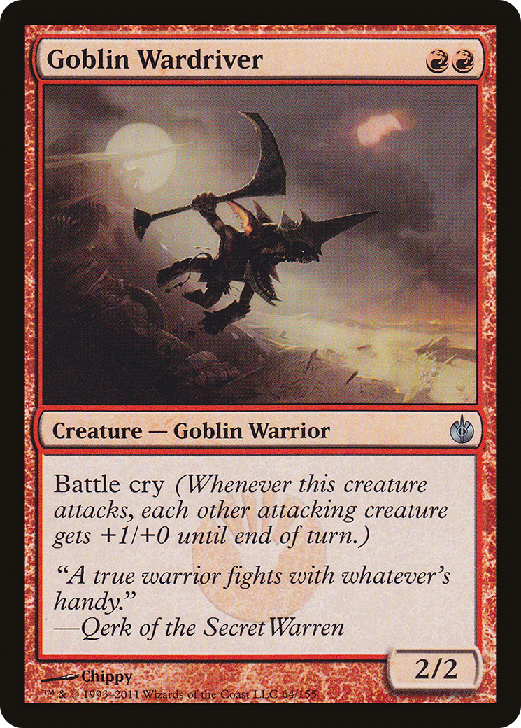 Goblin Wardriver (MBS-064) - Mirrodin Besieged Foil