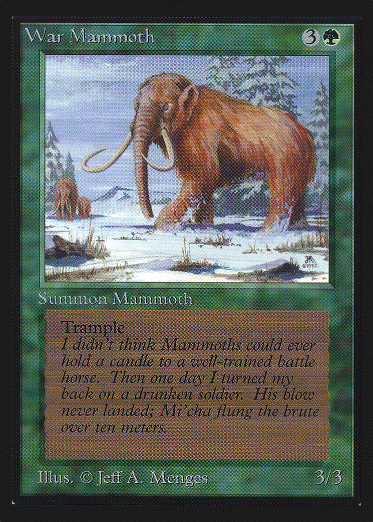 War Mammoth (CE) (CED-228) - Collectors' Edition