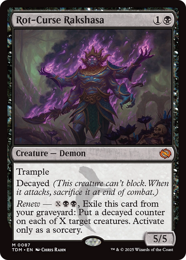 Rot-Curse Rakshasa (TDM-087) - Tarkir: Dragonstorm