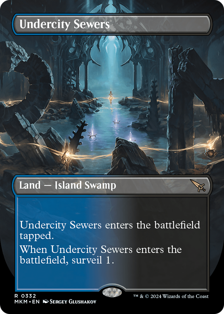 Undercity Sewers (Borderless) (MKM-332) - Murders at Karlov Manor (Borderless)