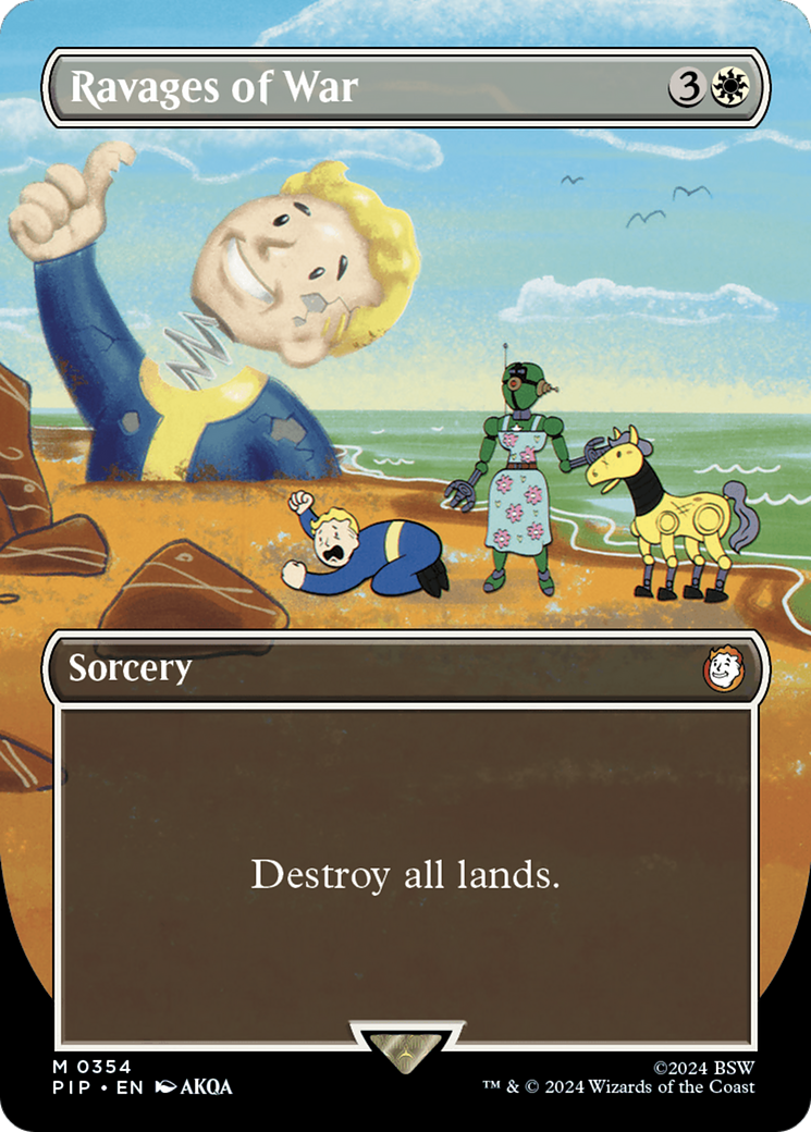 Ravages of War (Borderless) (PIP-354) - Fallout (Borderless)