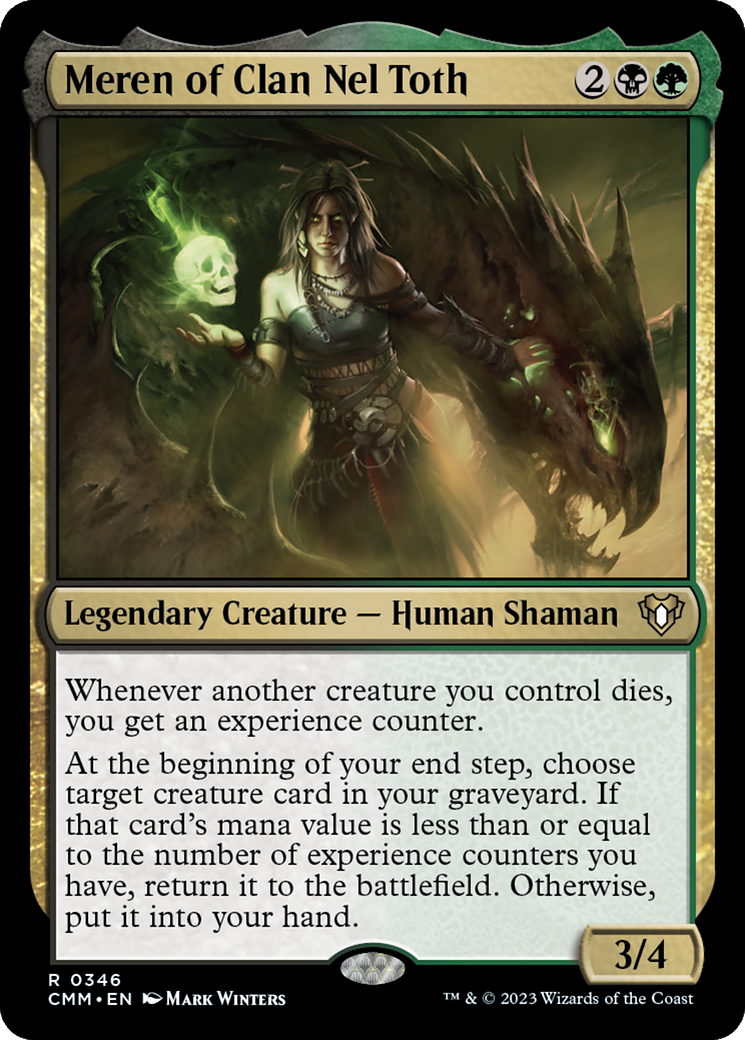Meren of Clan Nel Toth (CMM-346) - Commander Masters Foil