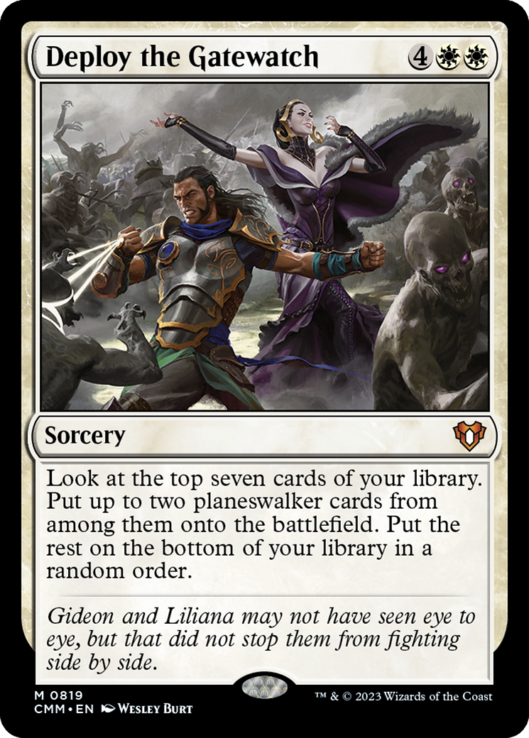 Deploy the Gatewatch (CMM-819) - Commander Masters