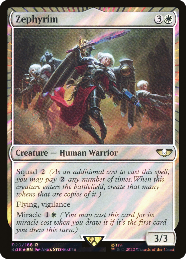 Zephyrim (Surge Foil) (40K-20★) - Warhammer 40,000 Commander Foil