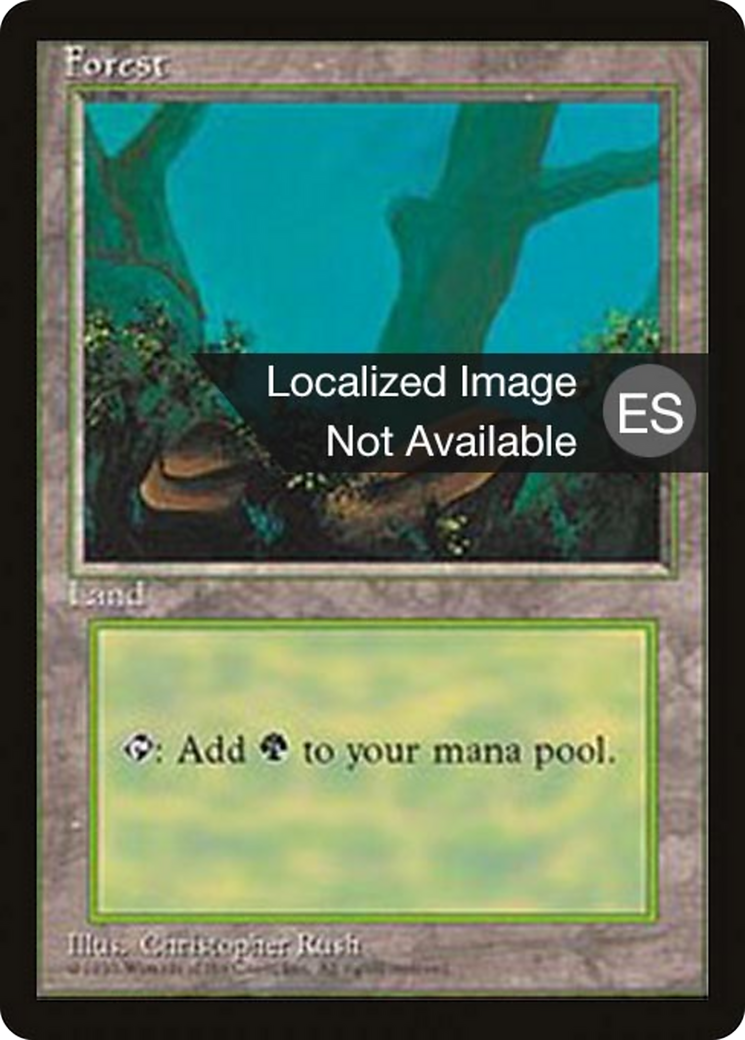 Forest (A) (4BB-376) - Fourth Edition Foreign Black Border