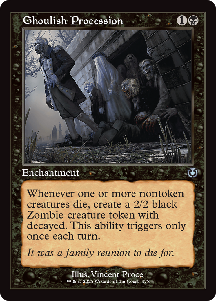 Ghoulish Procession (INR-378) - Innistrad Remastered: (enchantment)