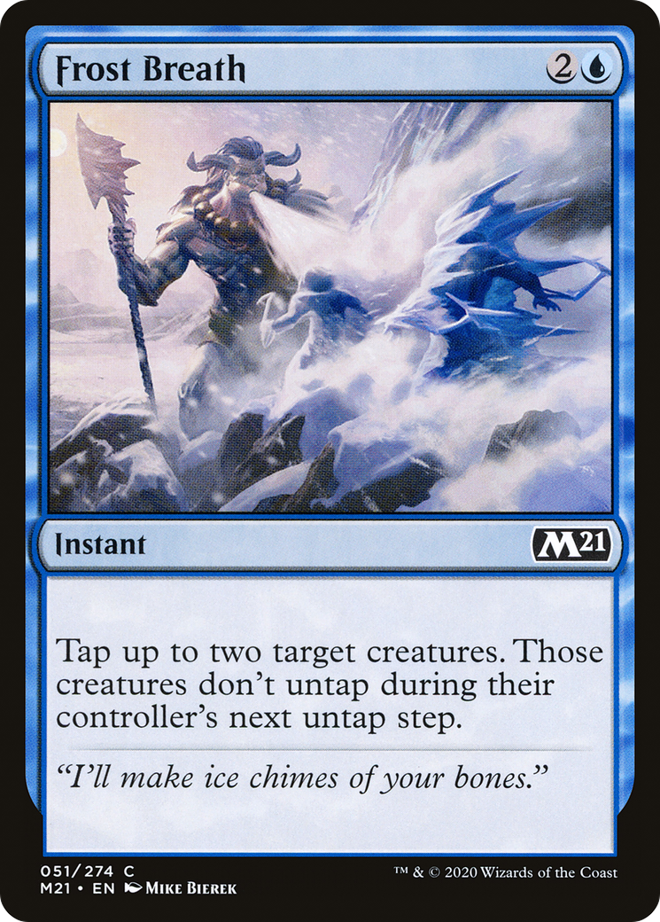 Frost Breath (M21-051) - Core Set 2021 Foil