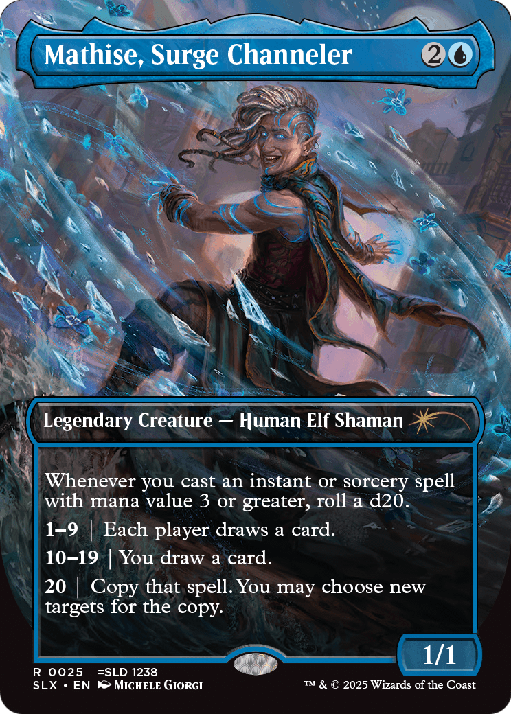Mathise, Surge Channeler (SLX-025) - Universes Within (Borderless)