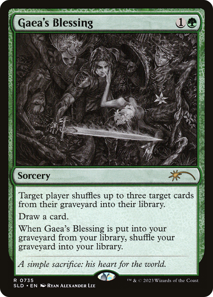 Gaea's Blessing (Sketch Showcase) (SLD-735) - Secret Lair Drop