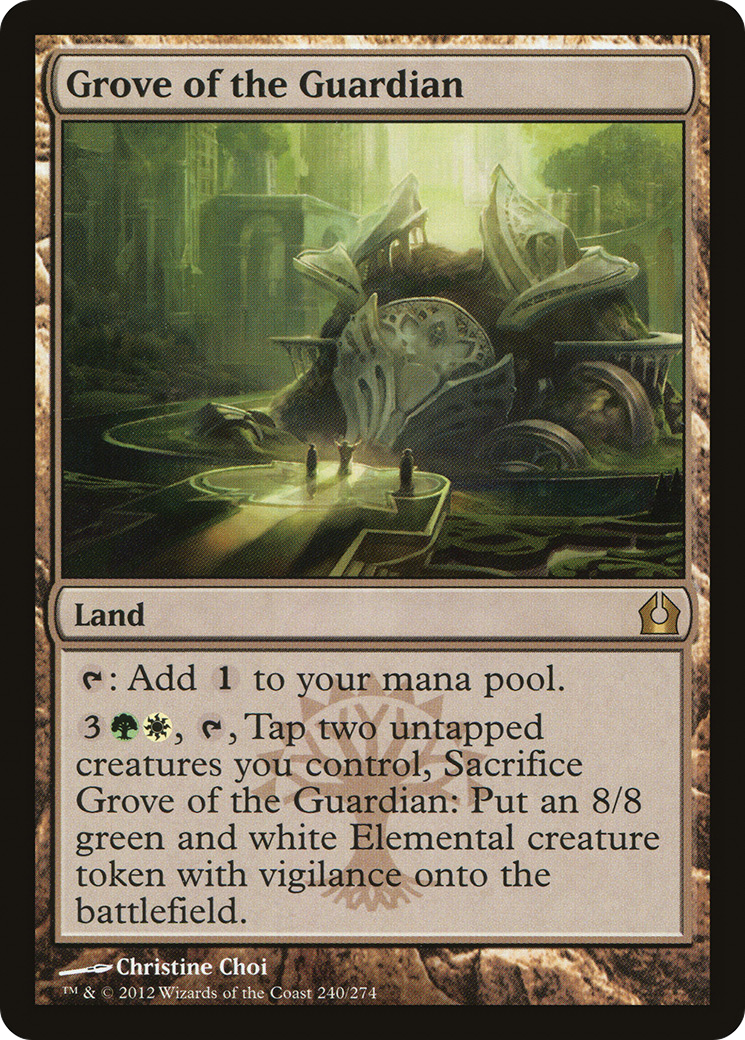 Grove of the Guardian (RTR-240) - Return to Ravnica Foil