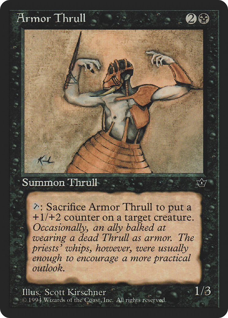 Armor Thrull (Kirschner) (FEM-33) - Fallen Empires