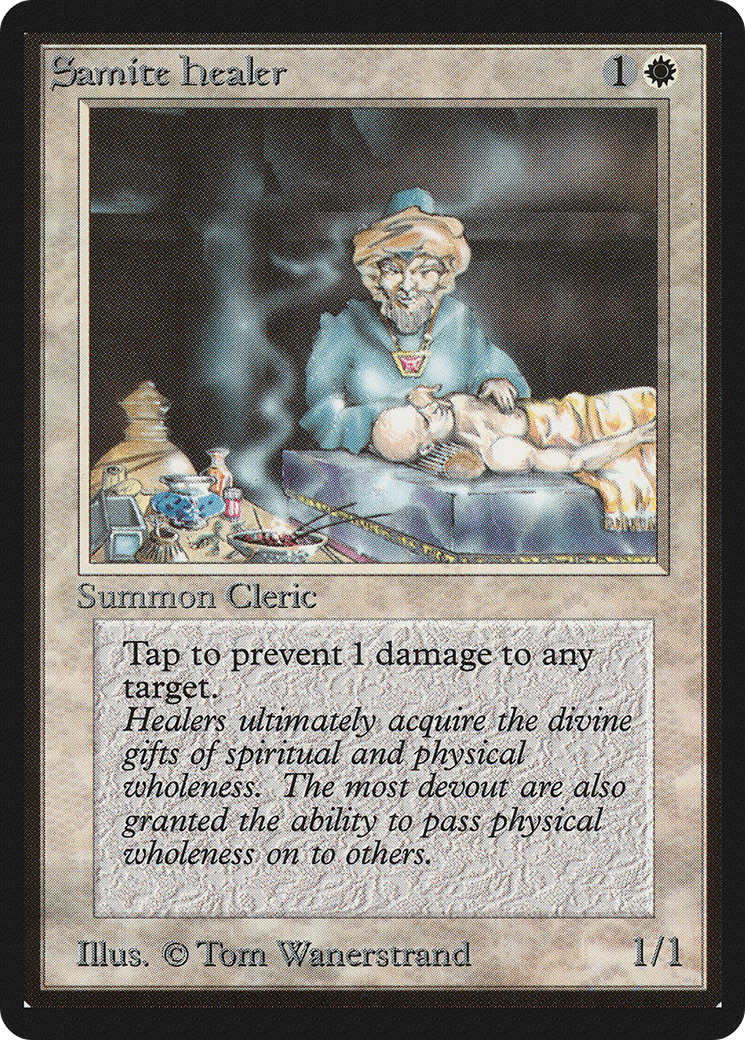 Samite Healer (LEB-38) - Limited Edition Beta