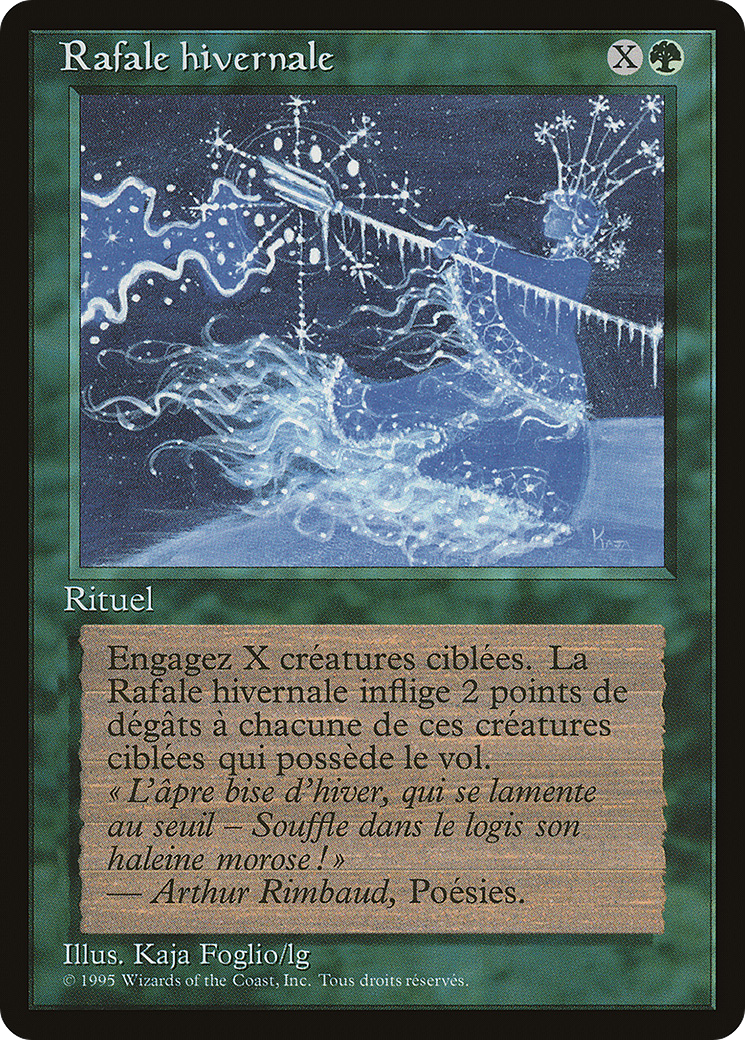 Winter Blast (French) - "Rafale hivernale" (REN-169) - Renaissance
