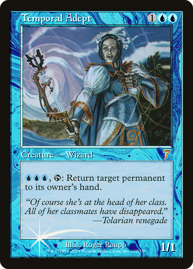 Temporal Adept (7ED-103) - 7th Edition Foil