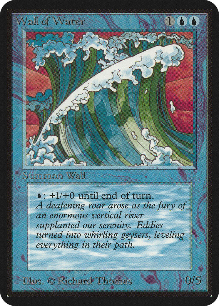 Wall of Water (LEA-90) - Limited Edition Alpha